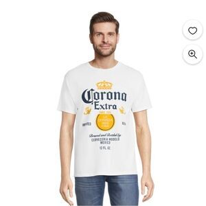 Corona Beer Men's Graphic Short Sleeve Tee Size Medium
